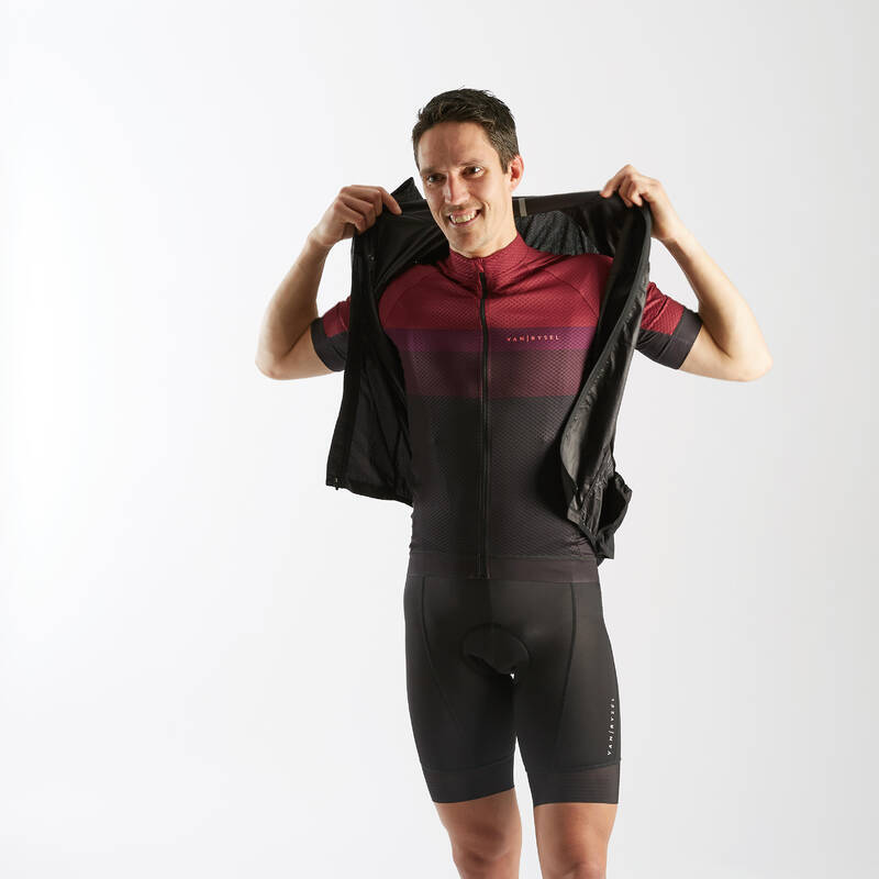  Deckra Chaleco de ciclismo para hombre, resistente al viento,  impermeable, softshell para ciclismo de carretera, chaleco ligero para  correr, senderismo, Negro-rojo : Ropa, Zapatos y Joyería