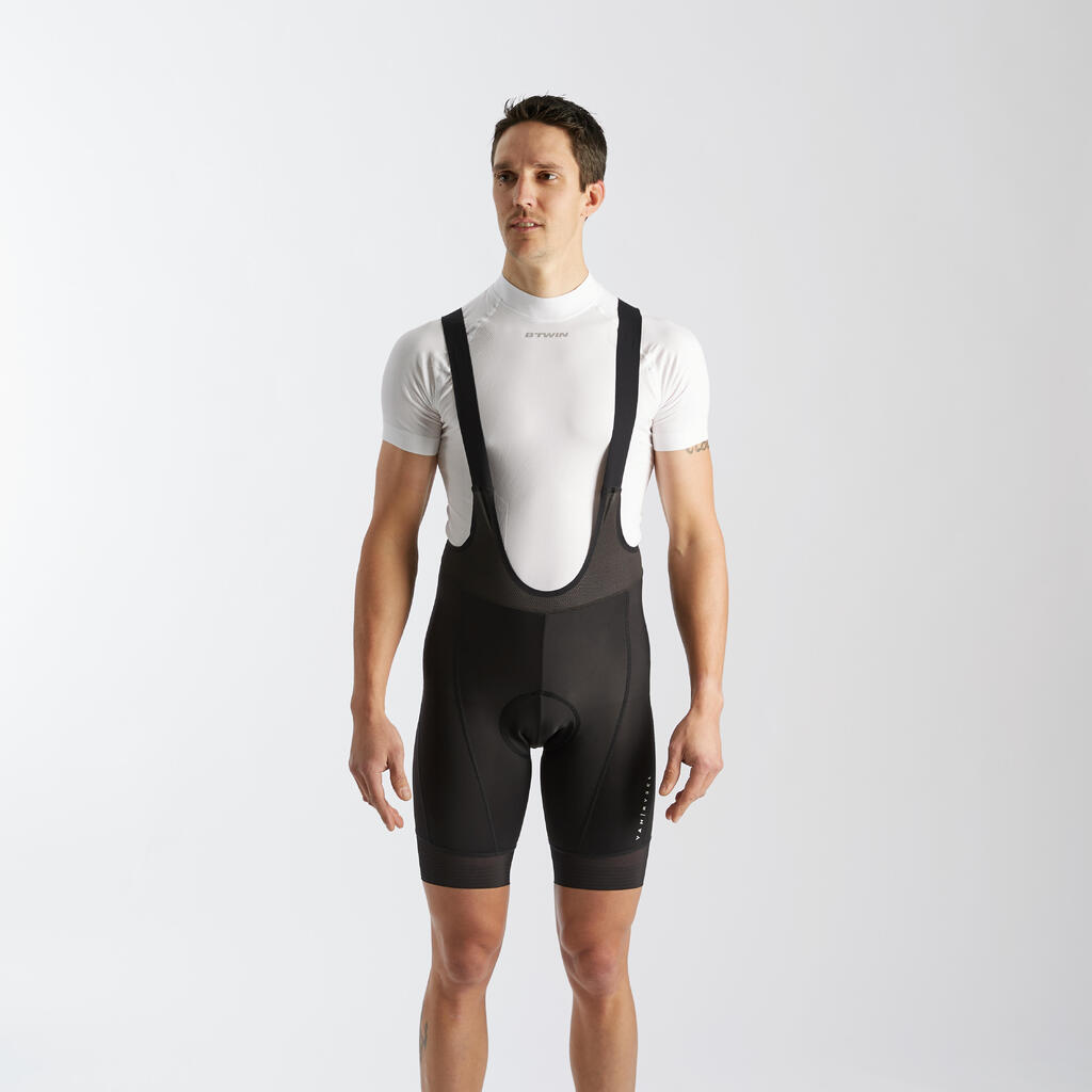 Kurze Radhose mit Trägern Rennrad RR 500 U19 Team Herren