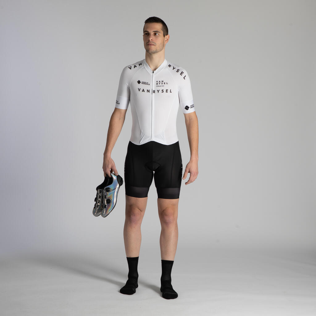 Road Cycling Aerosuit Racer Team - White