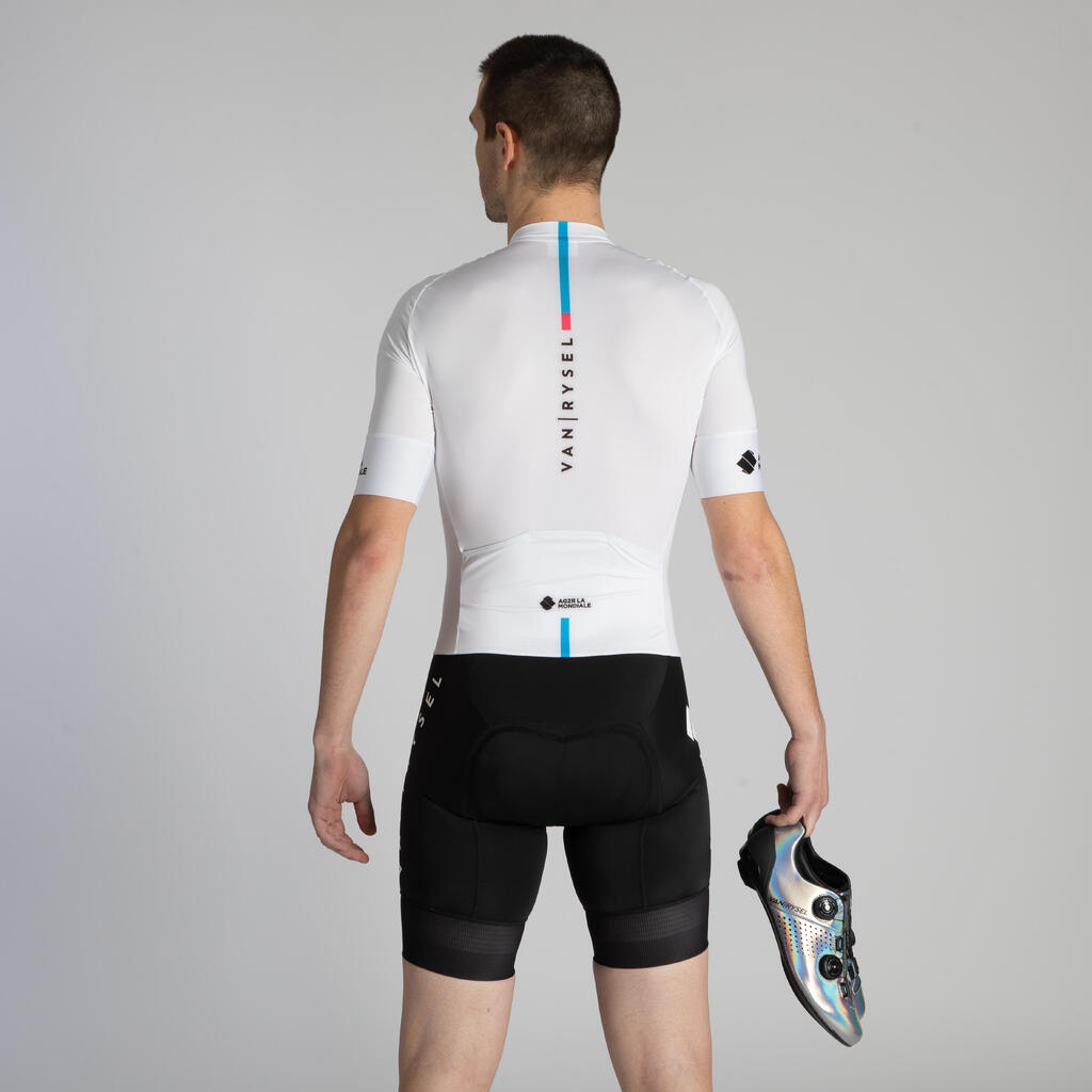 Road Cycling Aerosuit Racer Team - White