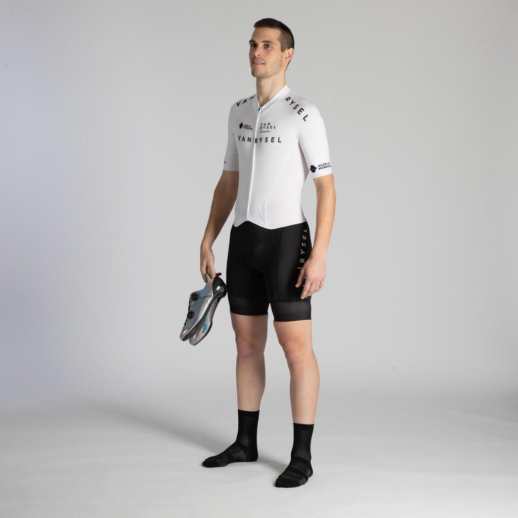 Road Cycling Aerosuit Racer Team - White