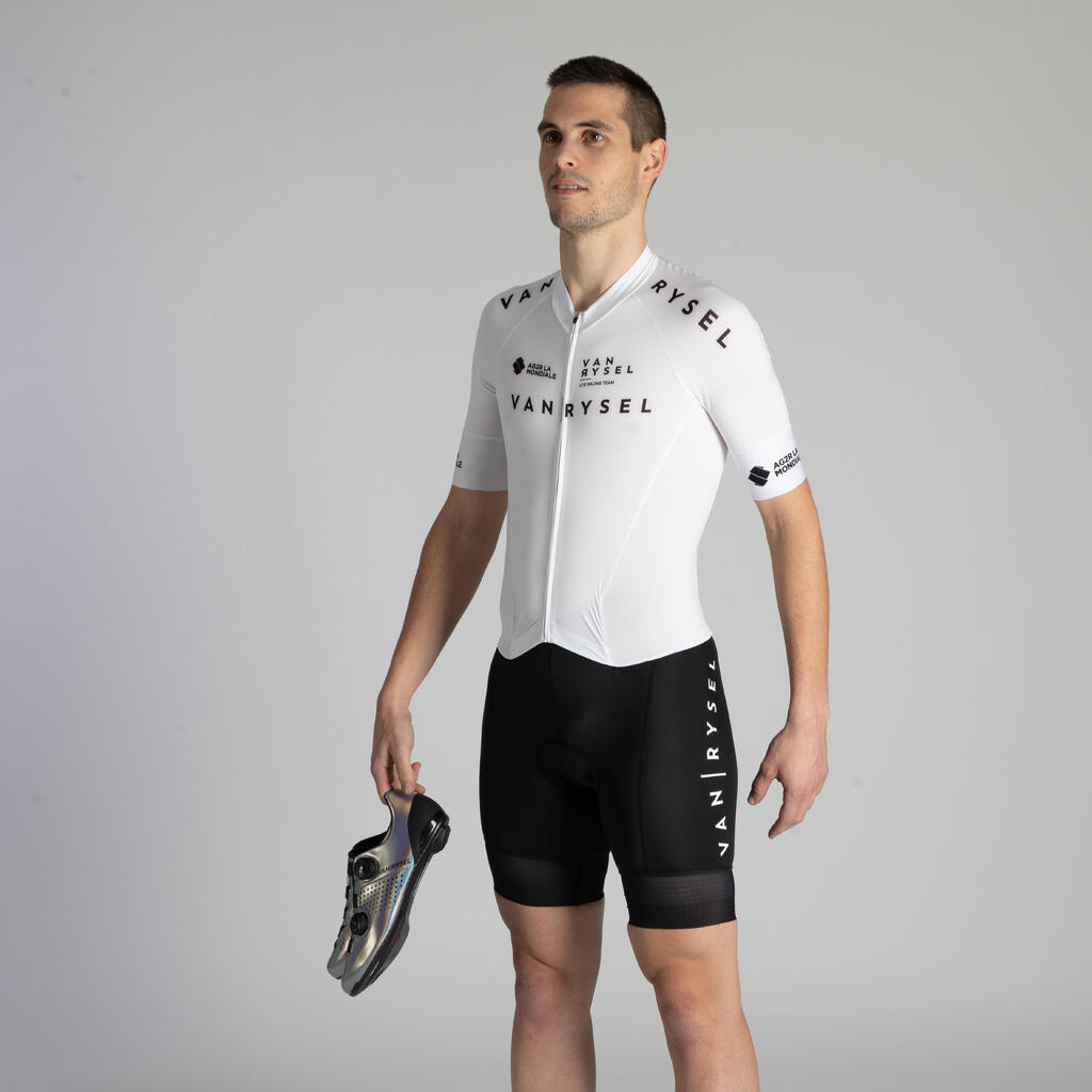 Road Cycling Aerosuit Racer Team - White