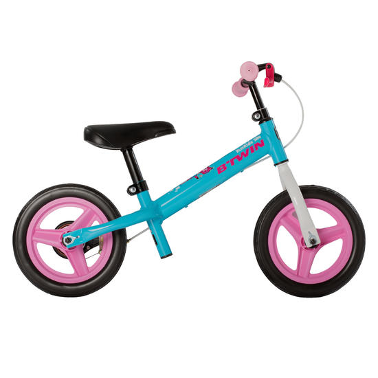 Draisienne enfant 10 pouces RunRide 500 Bleu et Rose
