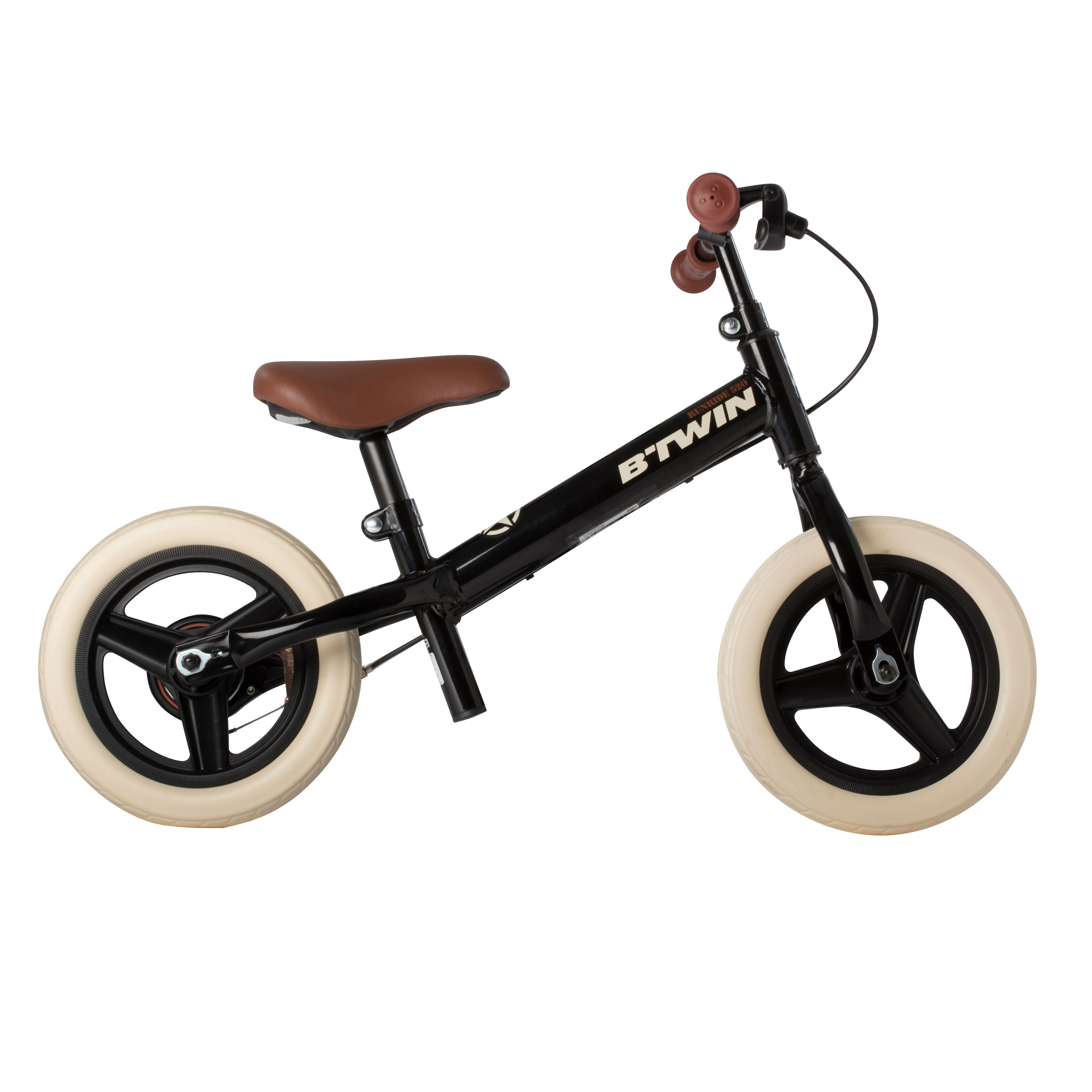 Bicicletă fără pedale Runride 520 10″ Cruiser Negru Copii BTWIN imagine 2022