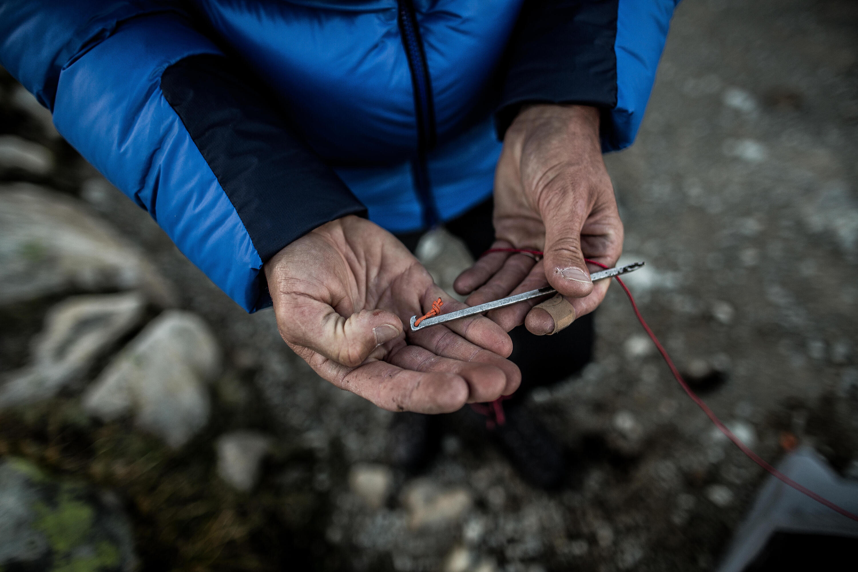 MT 900 Camping Ultralight Non-Anodized Tent Pegs x5 4/5