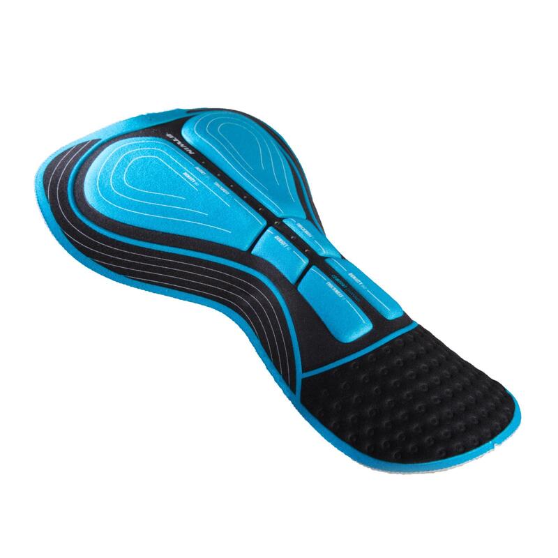 RC500 Cycling Bib Shorts Black TRIBAN Decathlon