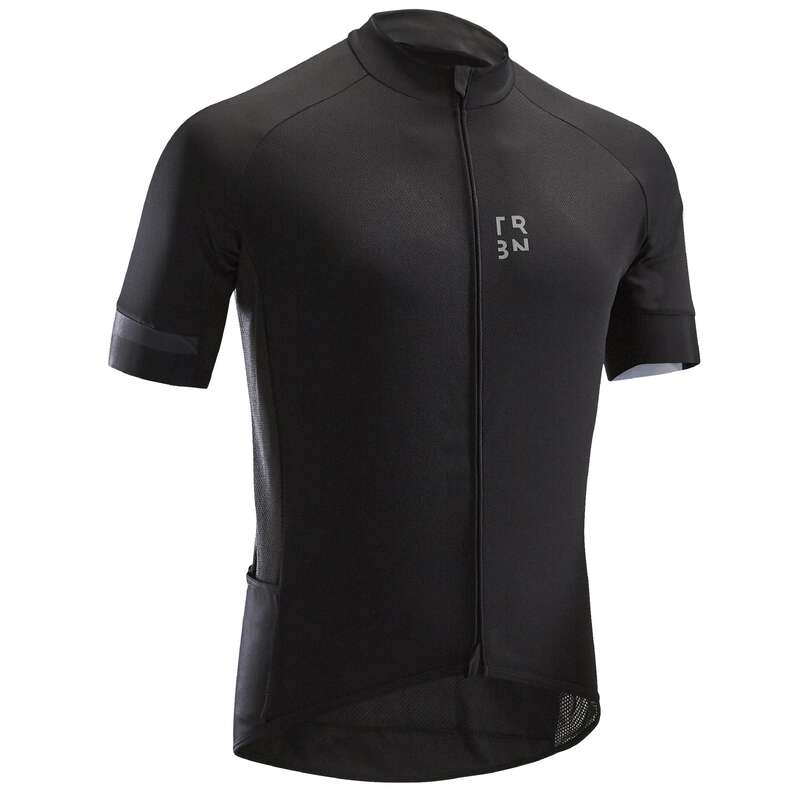 TRIBAN RC 500 Short Sleeve Cycling Jersey - Black | Decathlon