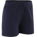 Domyos Short 100 voor peuter- en kleutergym marineblauw