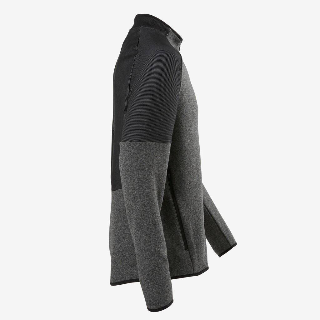 Veste zippée homme Free Move grise foncé