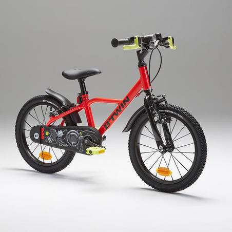Crveni bicikl za decu 900 (od 4 do 6 godina, 16 inča)