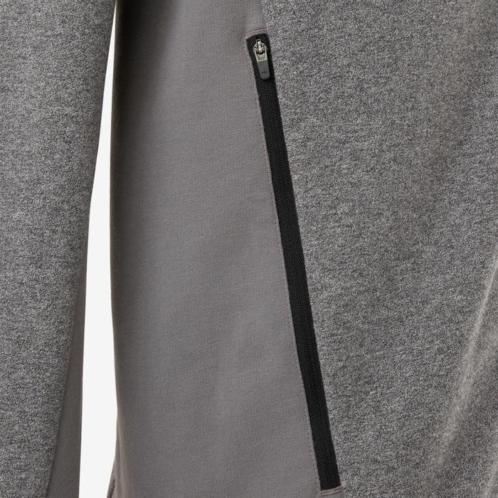 Sudadera Chándal Cremallera Gimnasia Pilates Domyos 500 Hombre Gris Domyos Decathlon