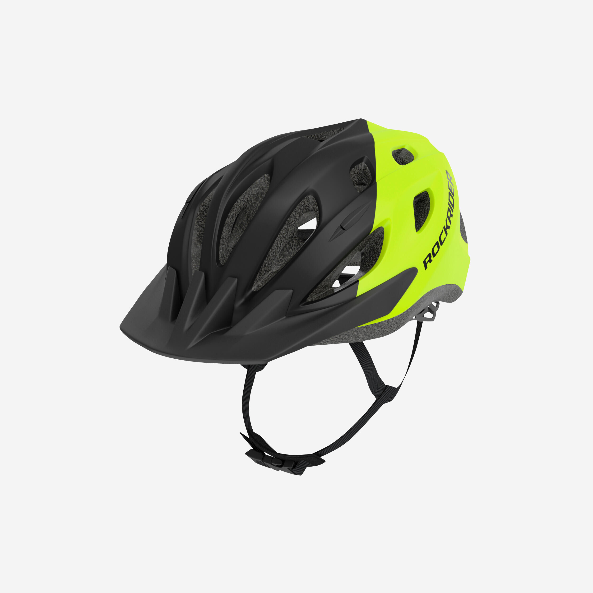 BTWIN 500 Kids' Mountain Bike Helmet 4-15 - Red