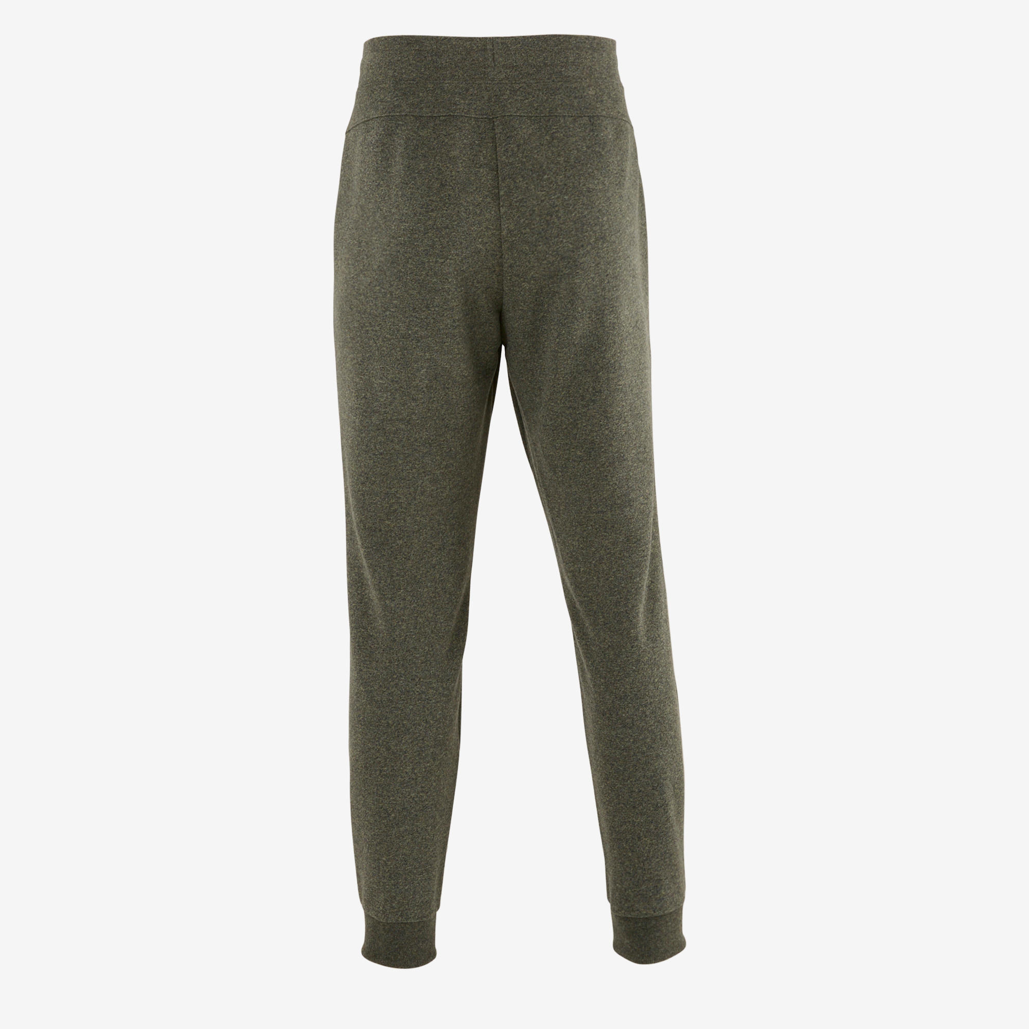 Men's Slim-Fit Jogging Bottoms 500 - Khaki 3/7