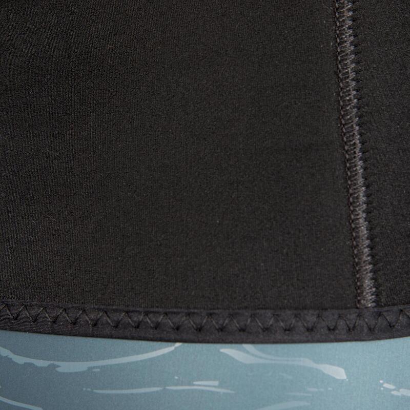 Pantalon de combinaison d'apnée freediving néoprène 3mm FRD900 gris vert