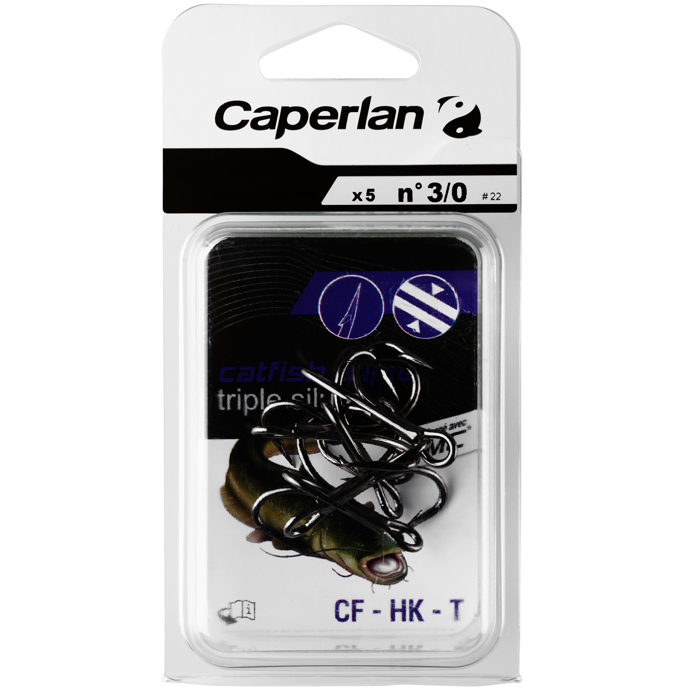 Ancorette pesca siluro CF HK T N° 3 4/4