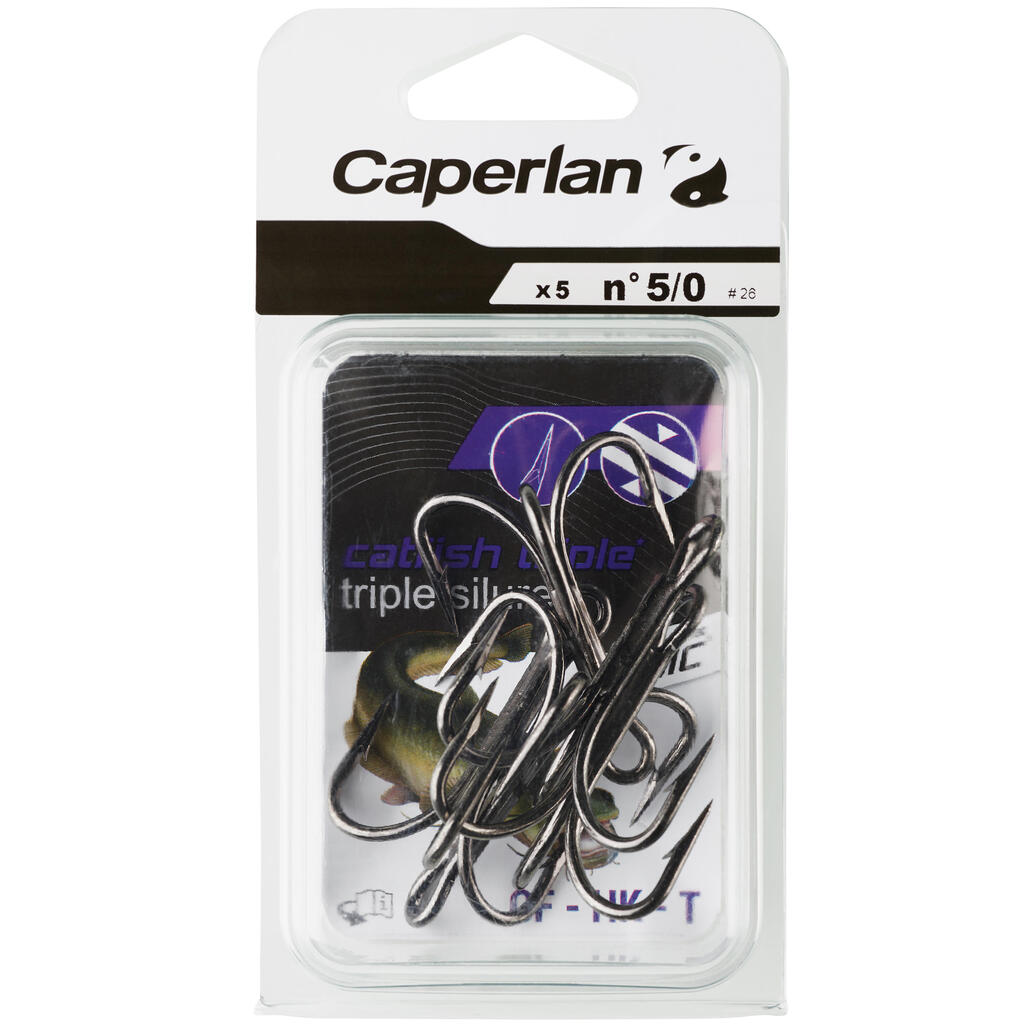 CF HK T N°3 TREBLE CATFISH FISHING HOOK
