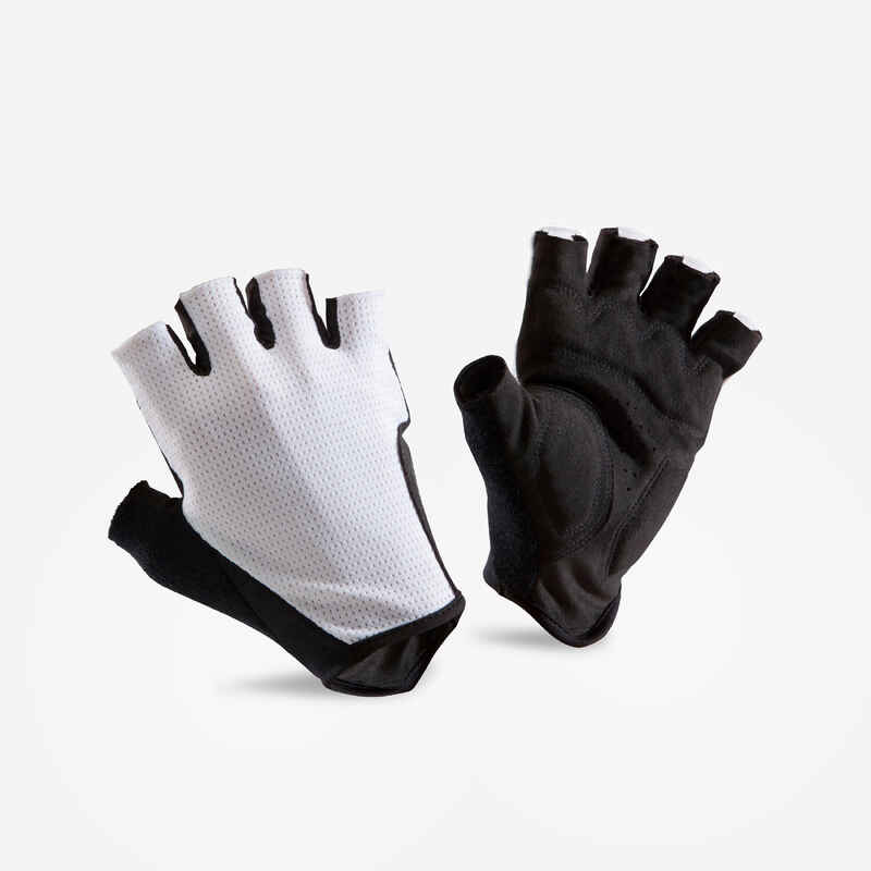 Fahrradhandschuhe Rennrad 500 weiß Fahrradhandschuhe Rennrad 500 weiß