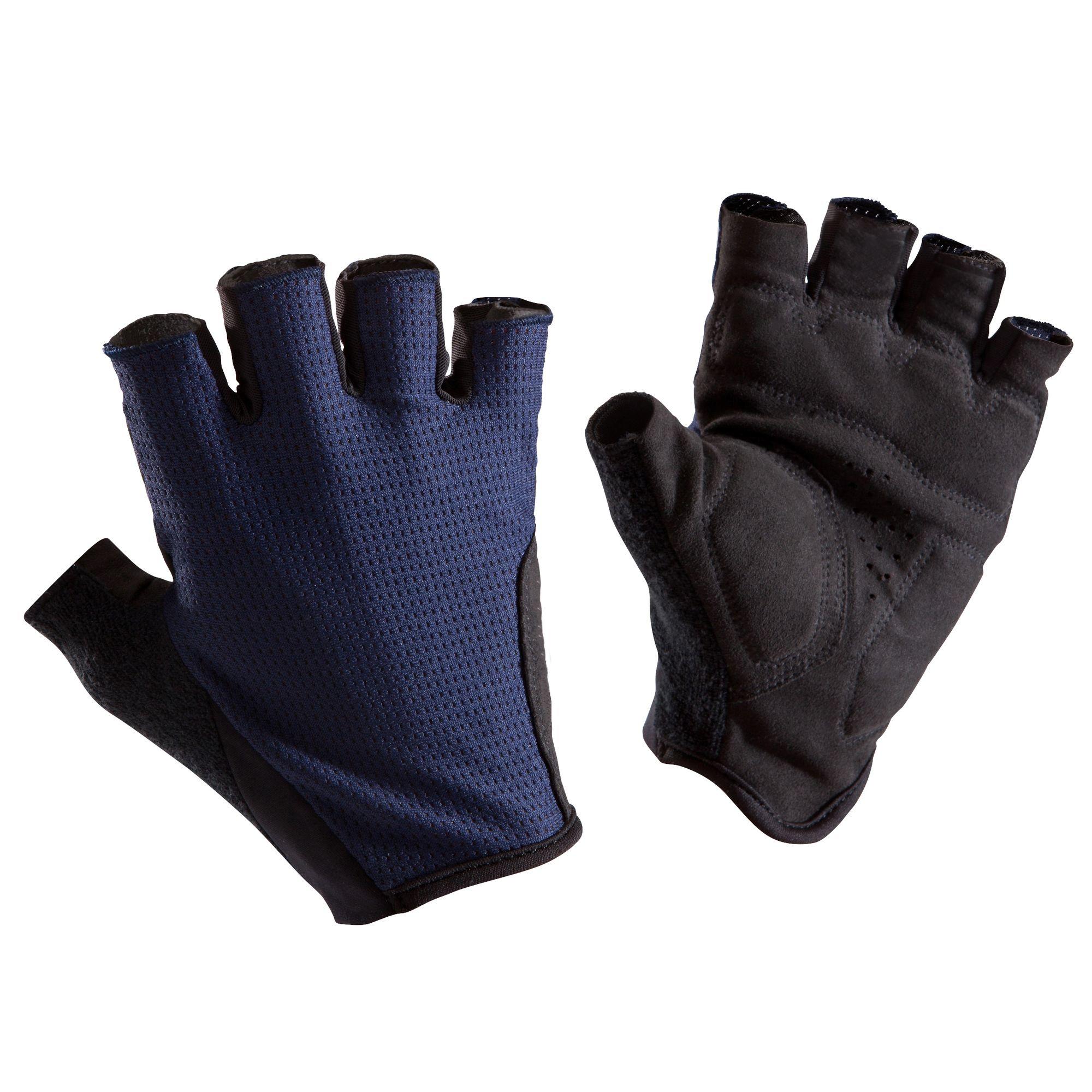 Roadr 500 Cycling Gloves - Navy Blue 