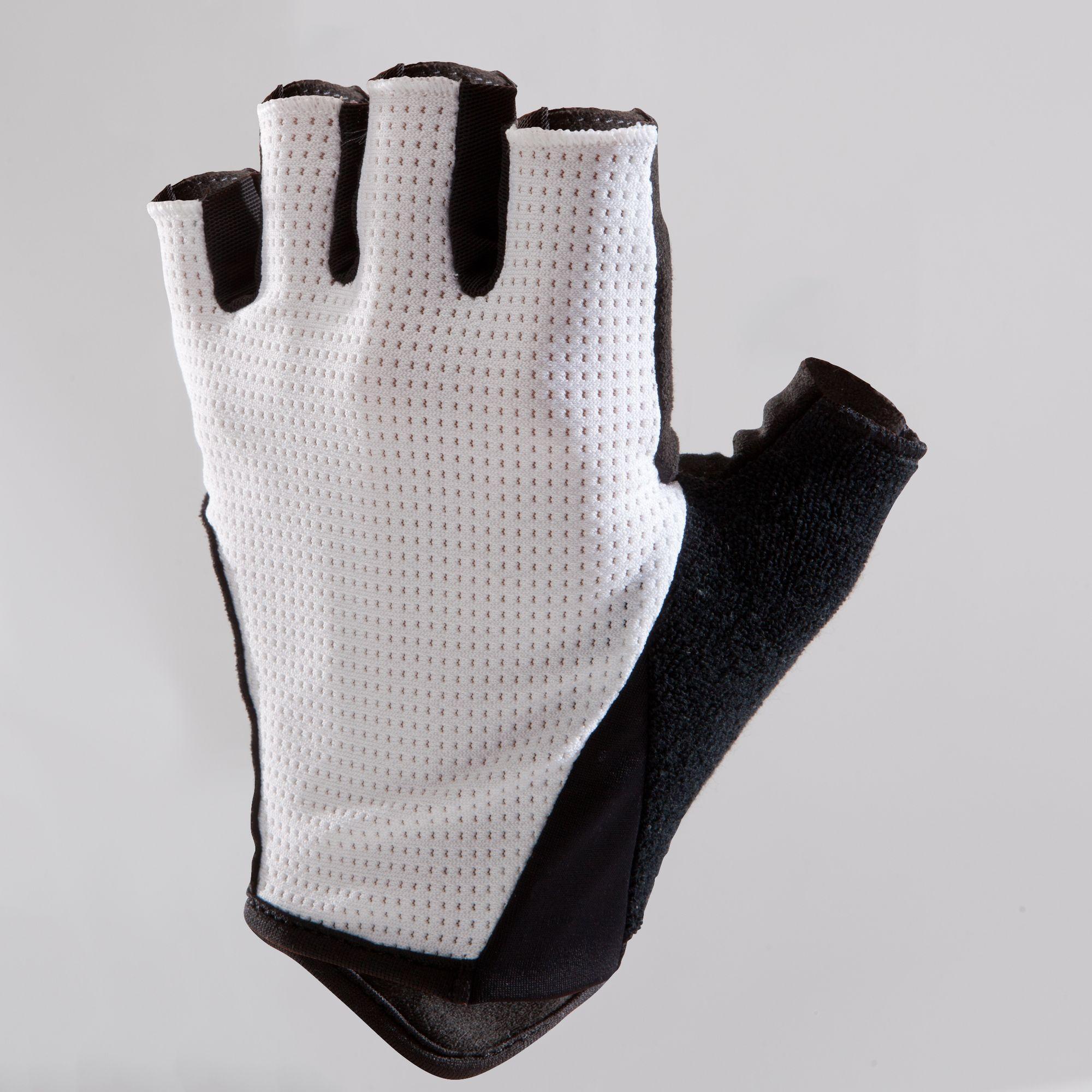 Road Cycling Gloves 500 - White 2/5