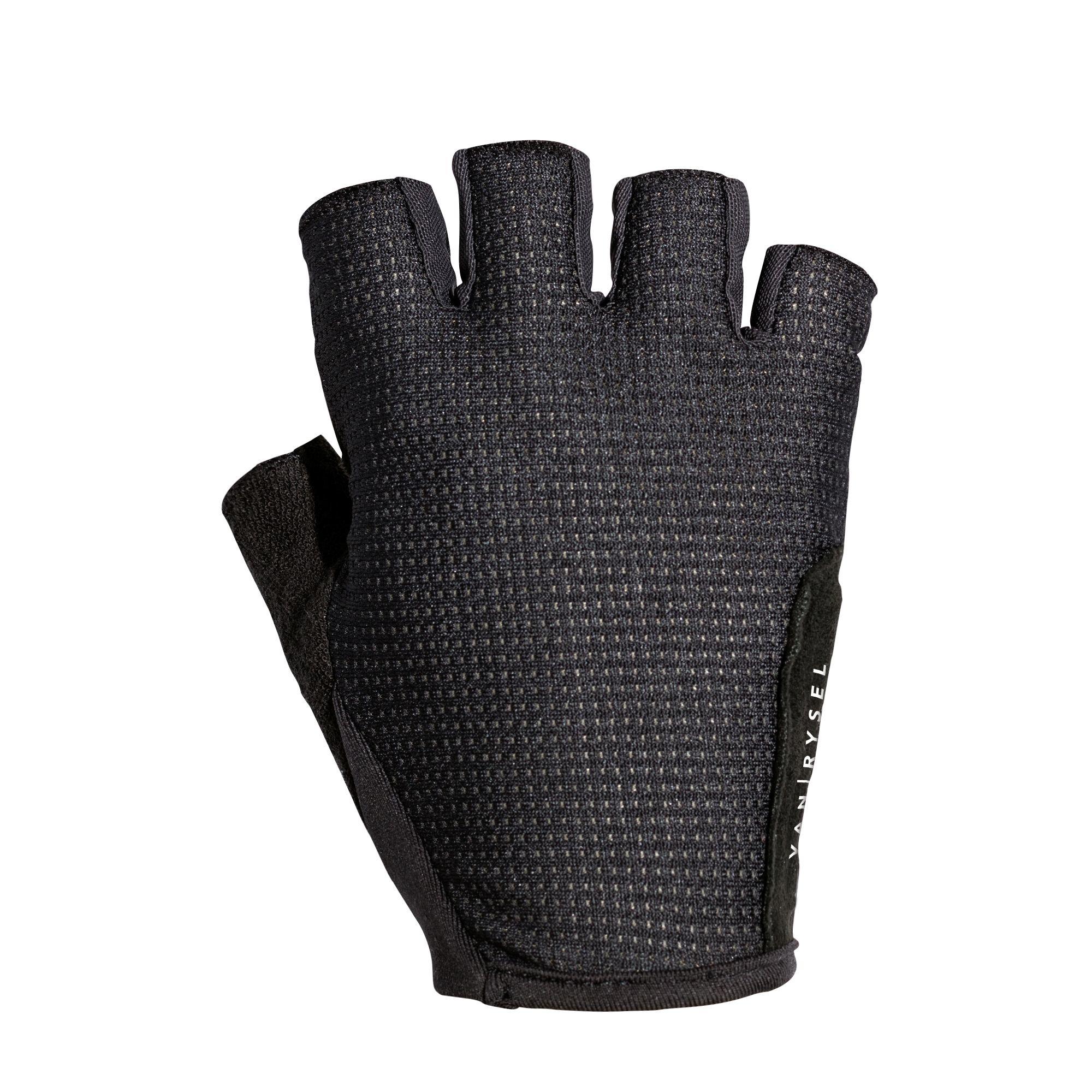 Road Cycling Gloves 500 Black