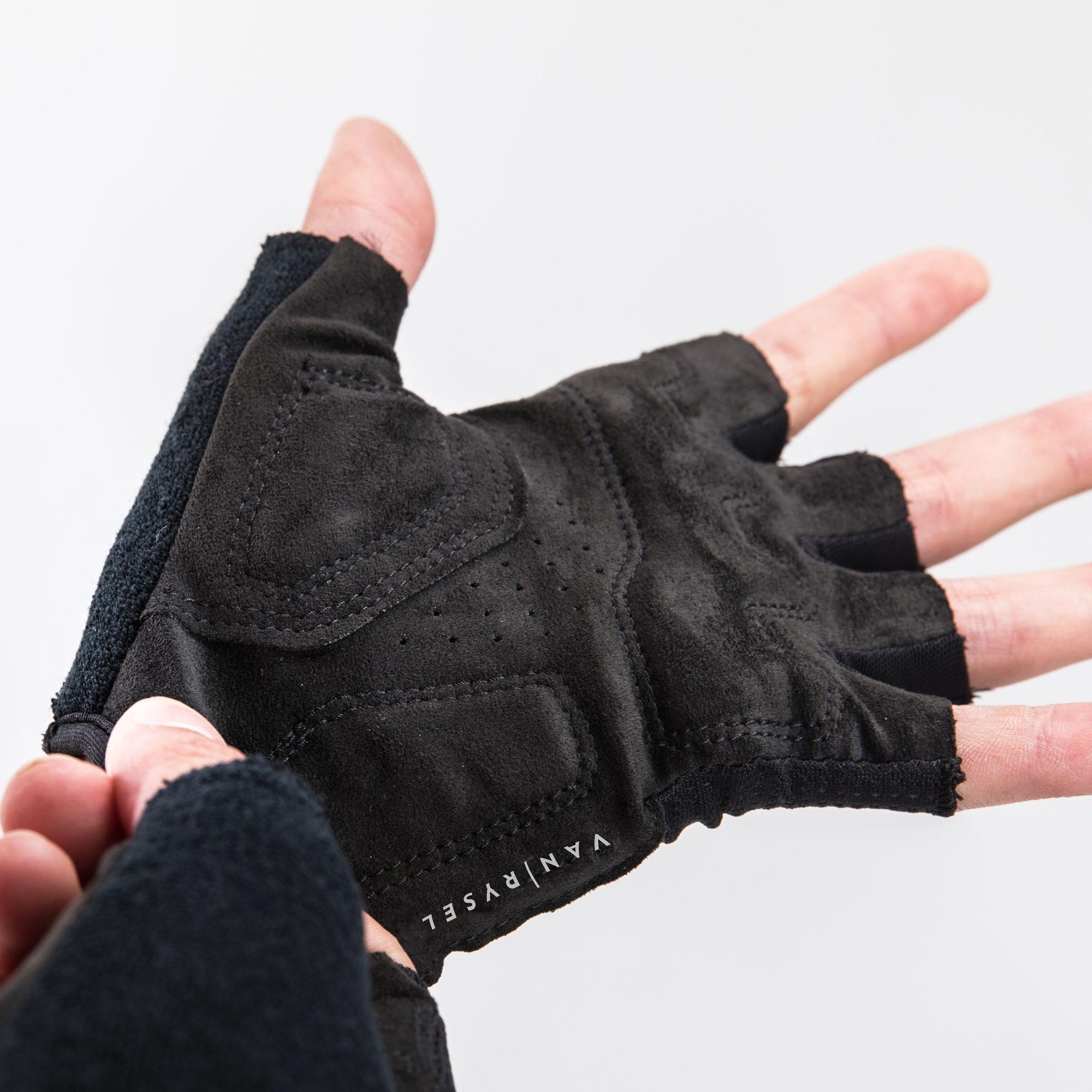 Road Cycling Gloves - 500 Black - VAN RYSEL