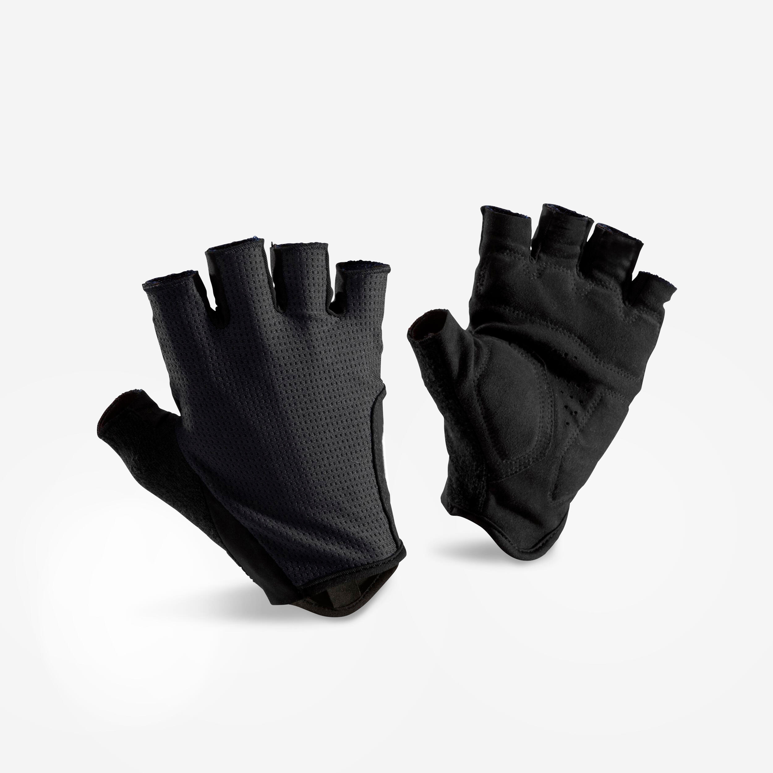 Road Cycling Gloves 500 - Black 1/6