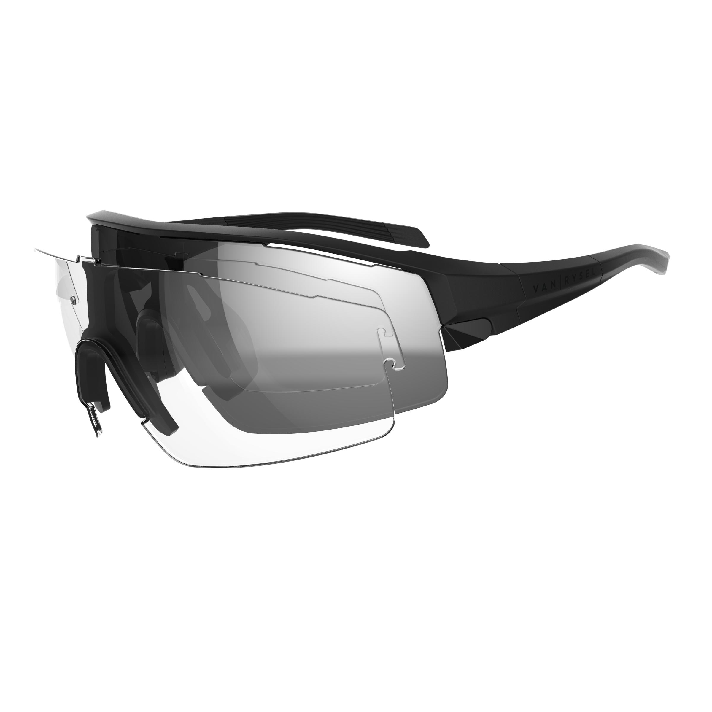 Buy RoadR 900 Adult Cycling Glasses - Black Online | Decathlon