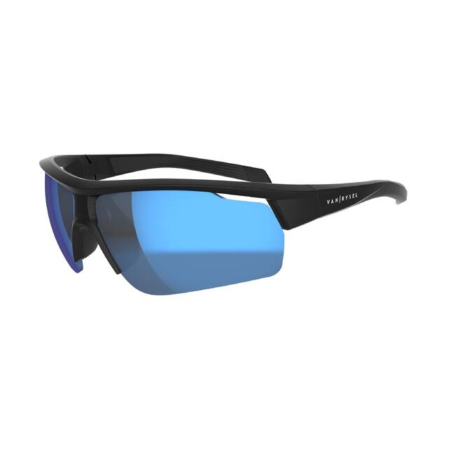 Buy Roadr 500 Adult Cycling Cat 3 Sunglasses - Black Online