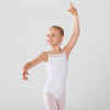 Girls' Ballet Camisole Leotard - White