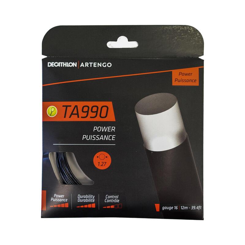 Artengo Monofaser Tennissaite 1,27 mm - TA990 Power schwarz