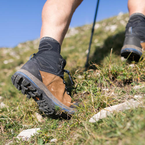 chaussures homme avec bonne adhérence de randonnée et trek - Decathlon Forclaz 