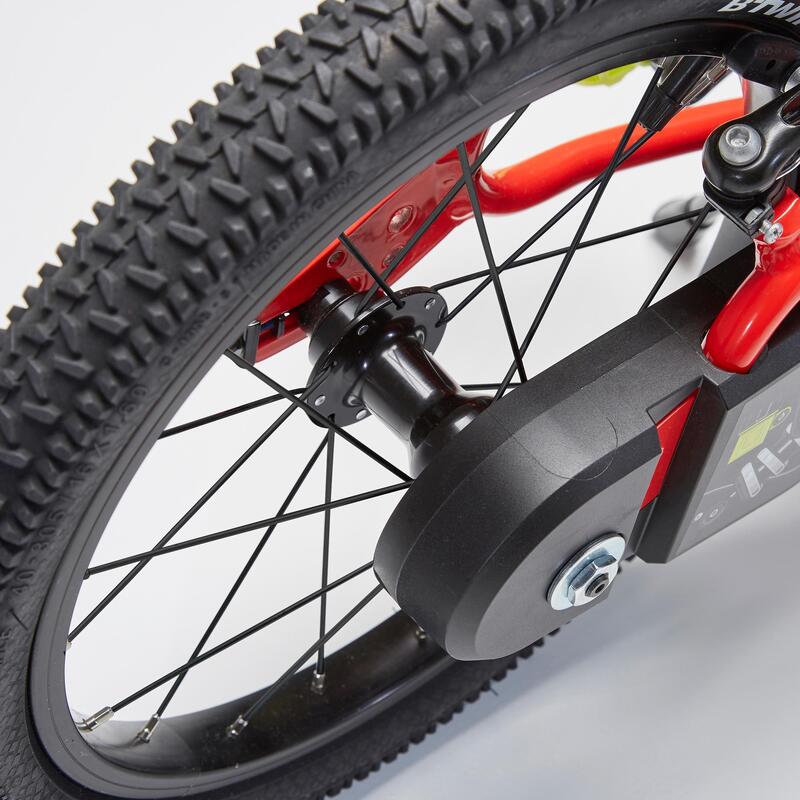 Bicicleta niños 16 pulgadas aluminio Btwin 900 Racing rojo 4,5-6 años