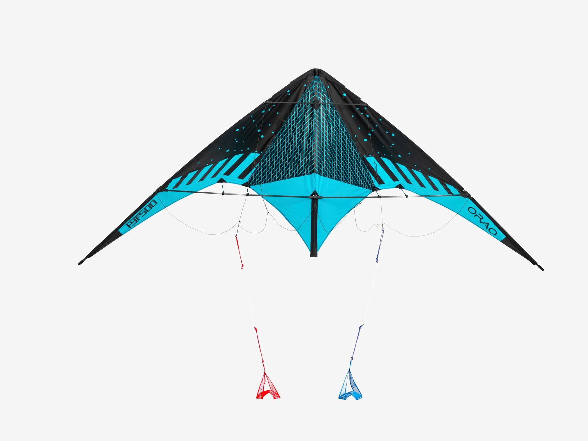 CERF-VOLANT PILOTABLE POLYVALENT FYF 500 HYBRIDE CARBONE/FIBRE DE VERRE: notice, réparation