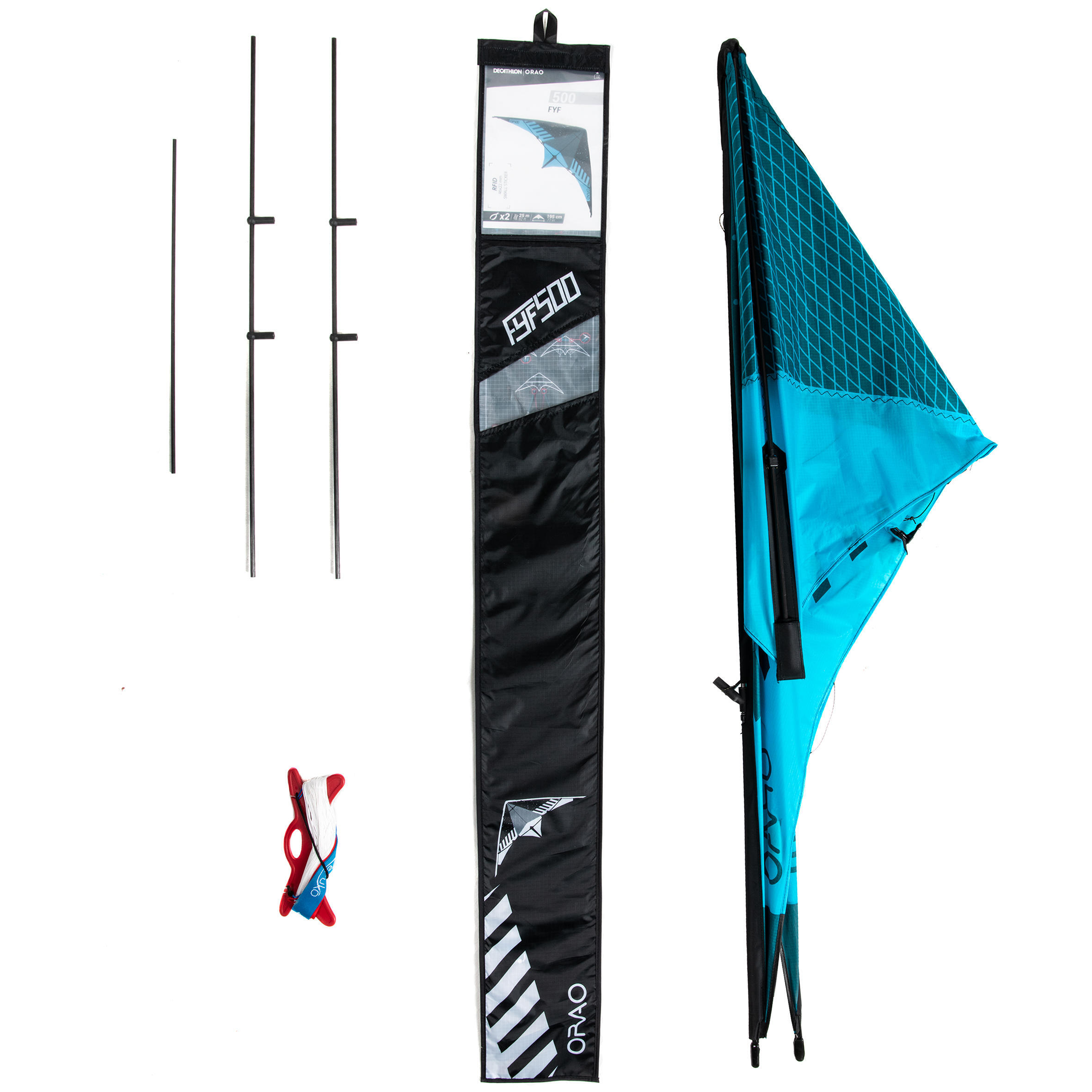 FYF 500 Versatile Stunt Kite Carbon 5/13