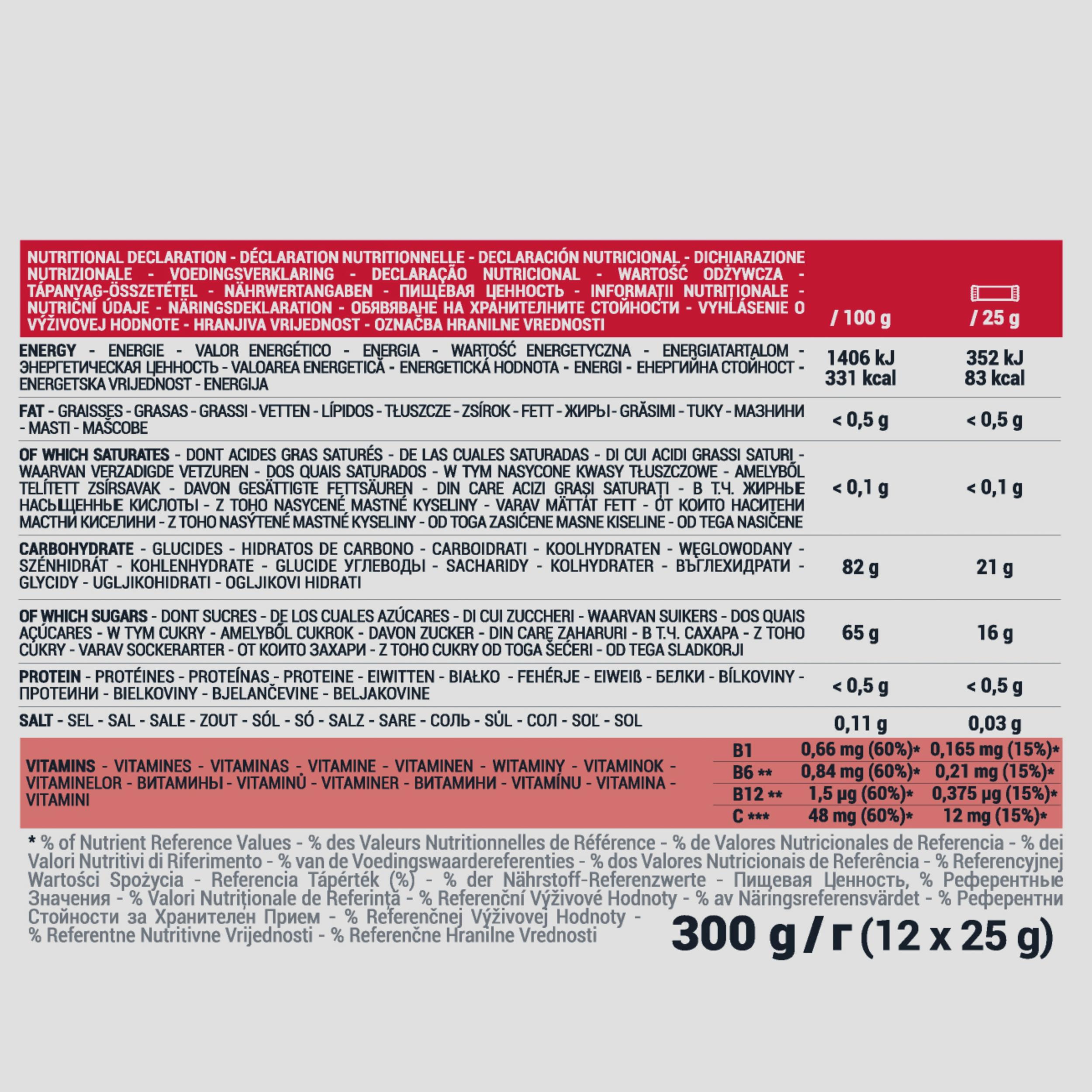 ECOSIZE Energy Fruit Jelly 12x25g - Strawberry Acerola 4/8