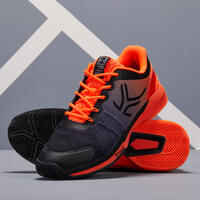 أحذية تنس TS590 للملاعب الطينية- أسود/برتقالي
