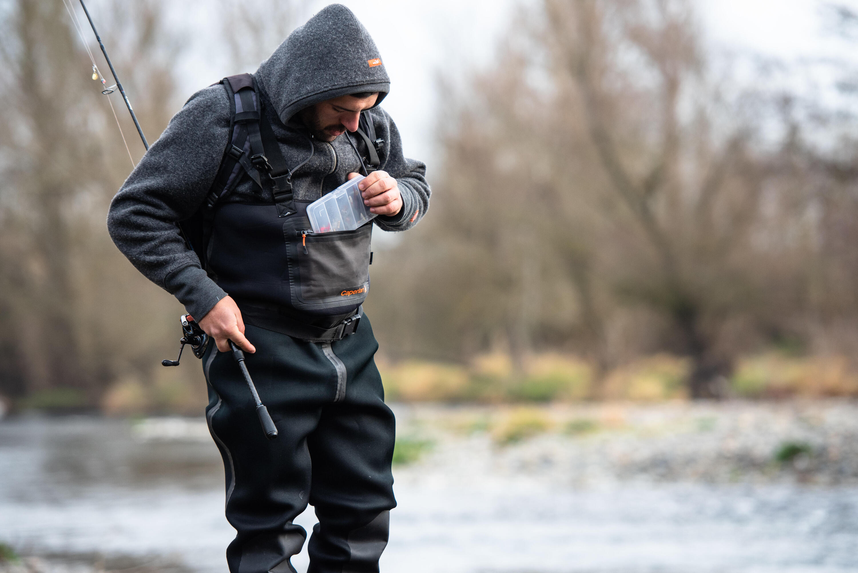 Waders de pêche 900 thermo néoprene 4mm 14/14