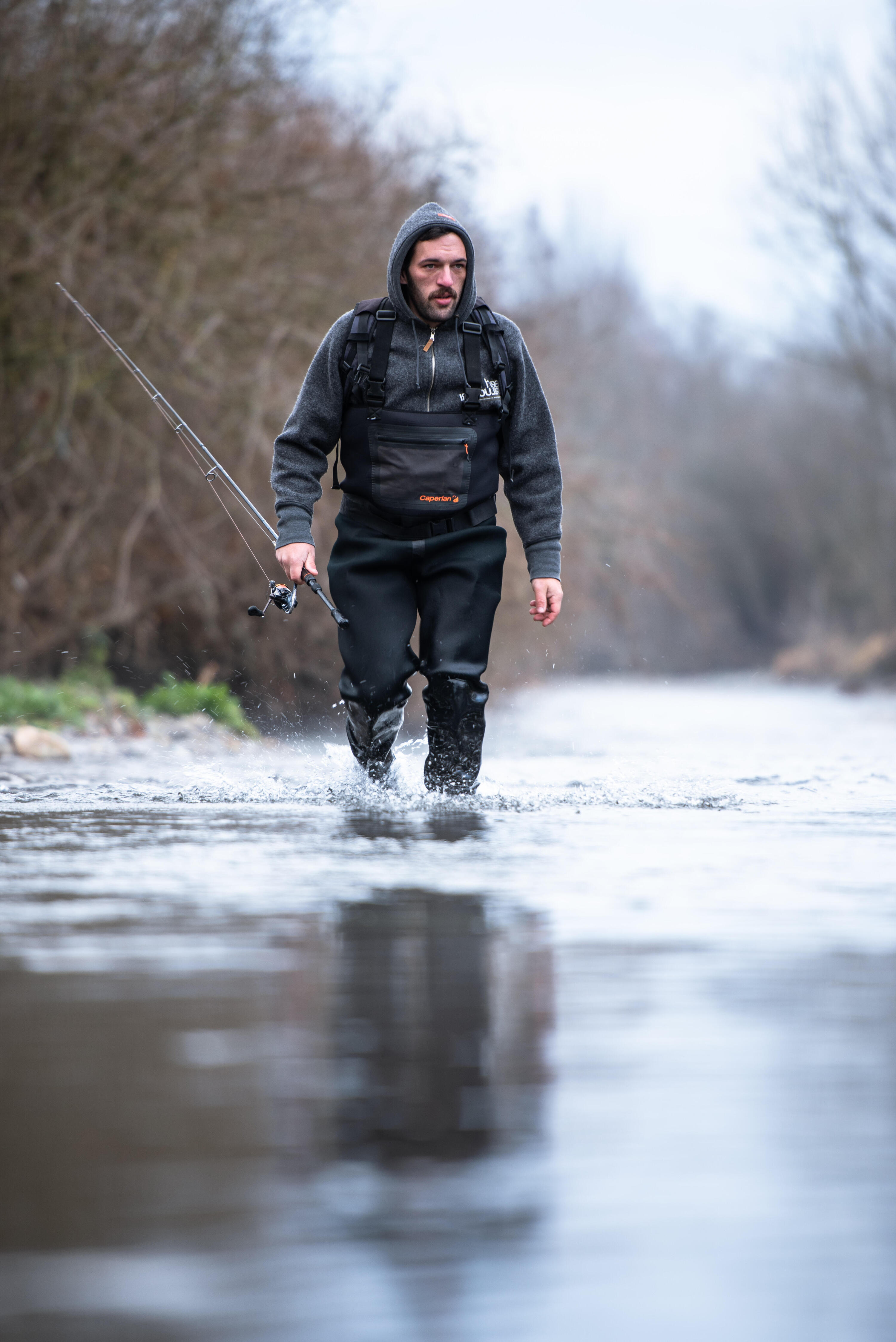 Waders de pêche 900 thermo néoprene 4mm 13/14