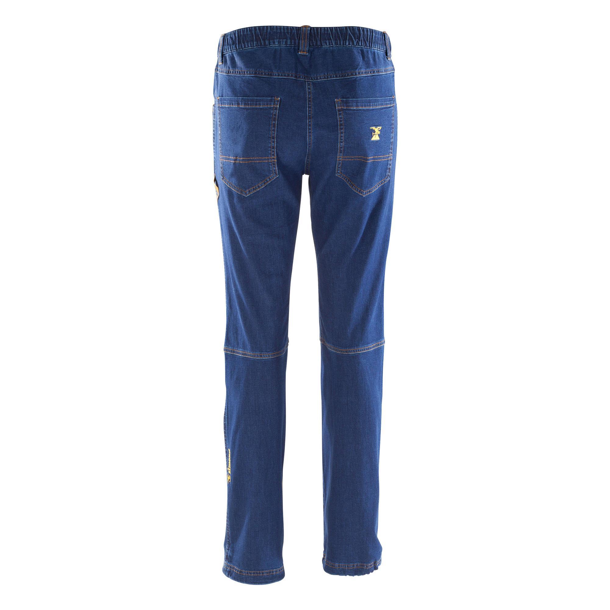 Jeans arrampicata uomo VERTIKA STRETCH azzurri SIMOND | DECATHLON