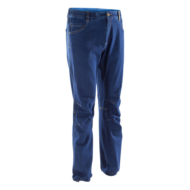 MEN’S STRETCH CLIMBING JEANS VERTIKA - BLUE - Decathlon