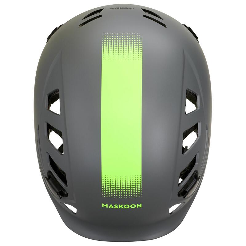 Canyoning helm MK 100 grijs geel