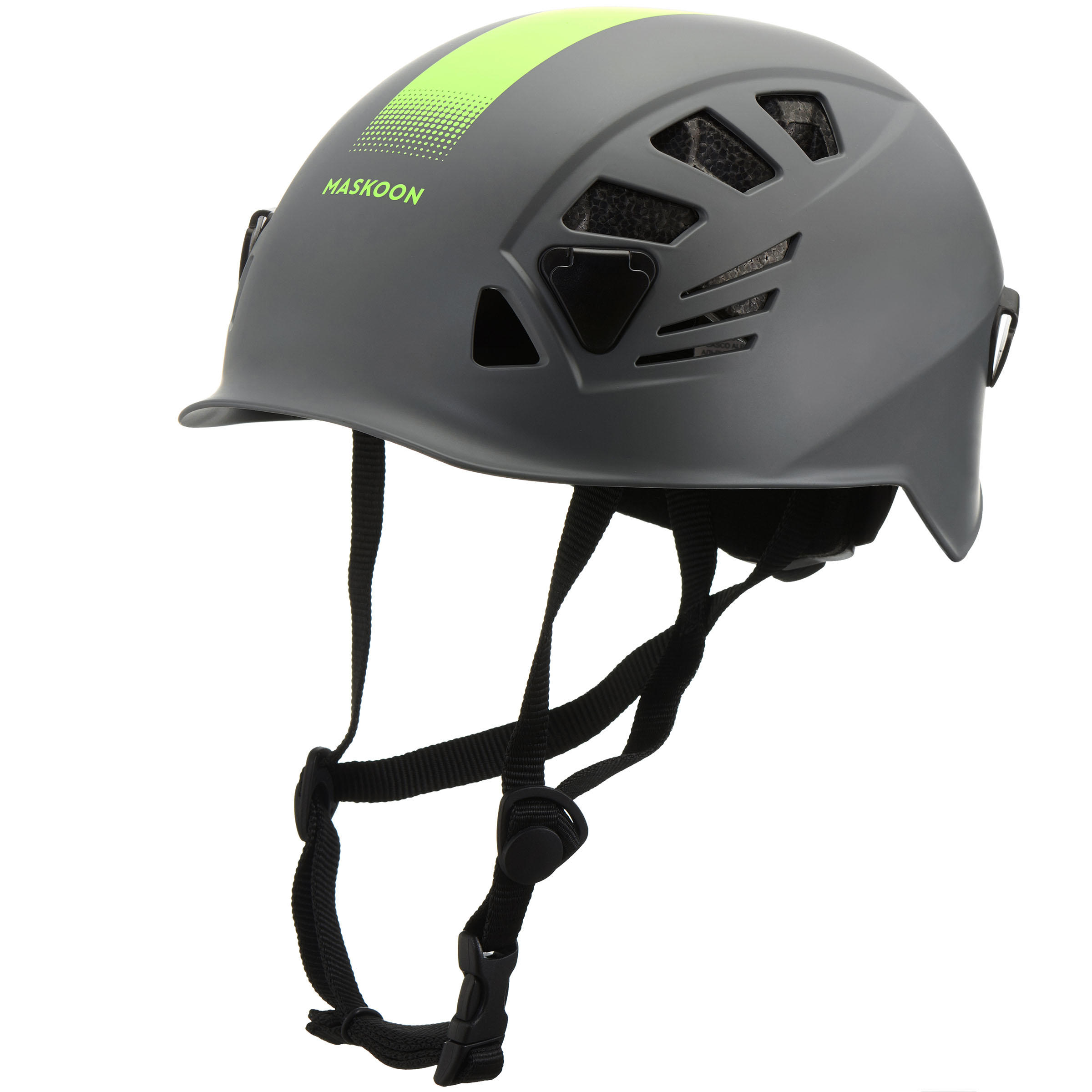 Canyoning Helmet GREY YELLOW - Maskoon 100 2/8