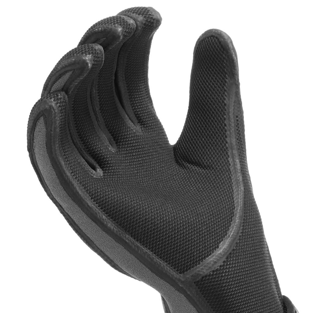 Canyoning-Neoprenhandschuhe 500 3 mm Erwachsene grau