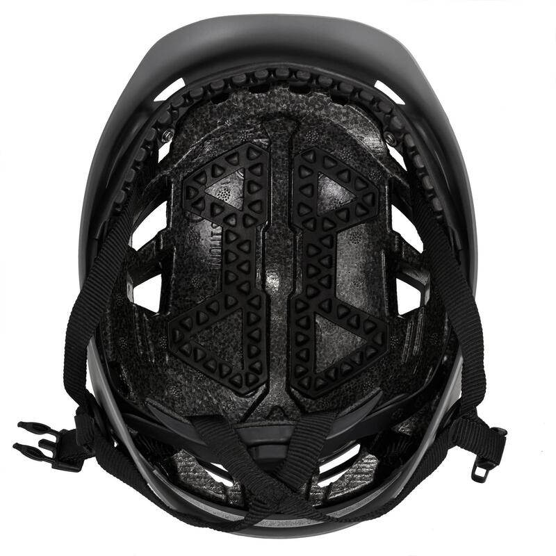 Helm voor canyoning 100 grijs/geel