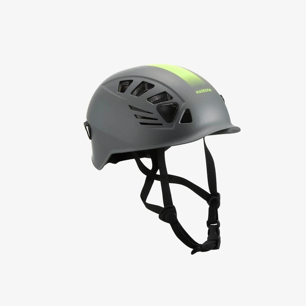 CAPACETE CANYONING CINZENTO AMARELO MASKOON