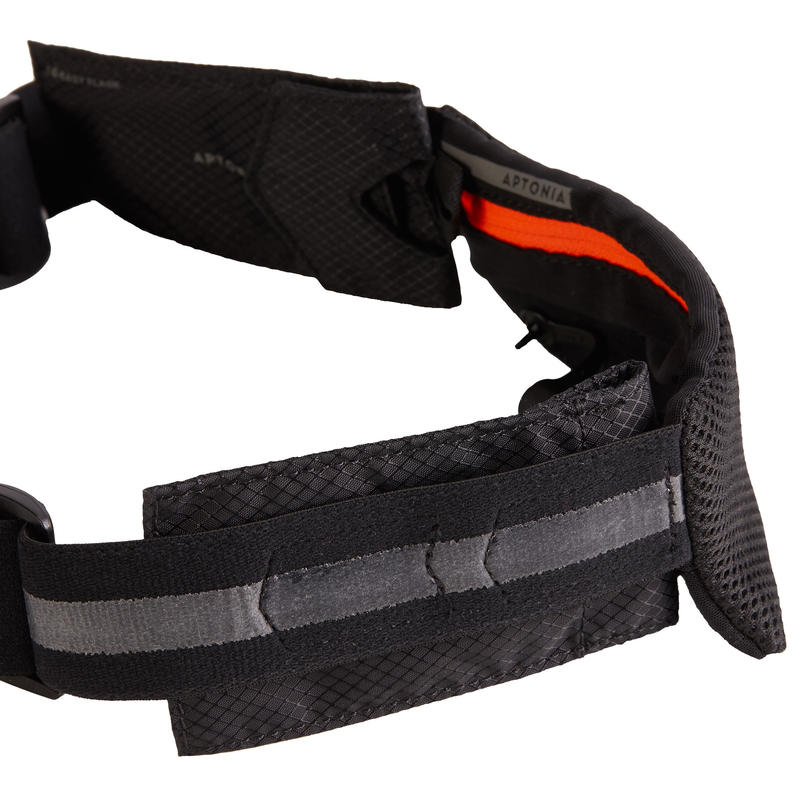 LongDistance Triathlon Race Number Bib Belt Black Decathlon