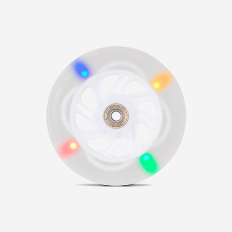 Flashing Wheel 125 mm - White