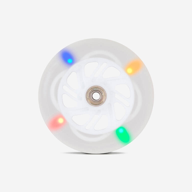 Flashing Wheel 125 mm - White