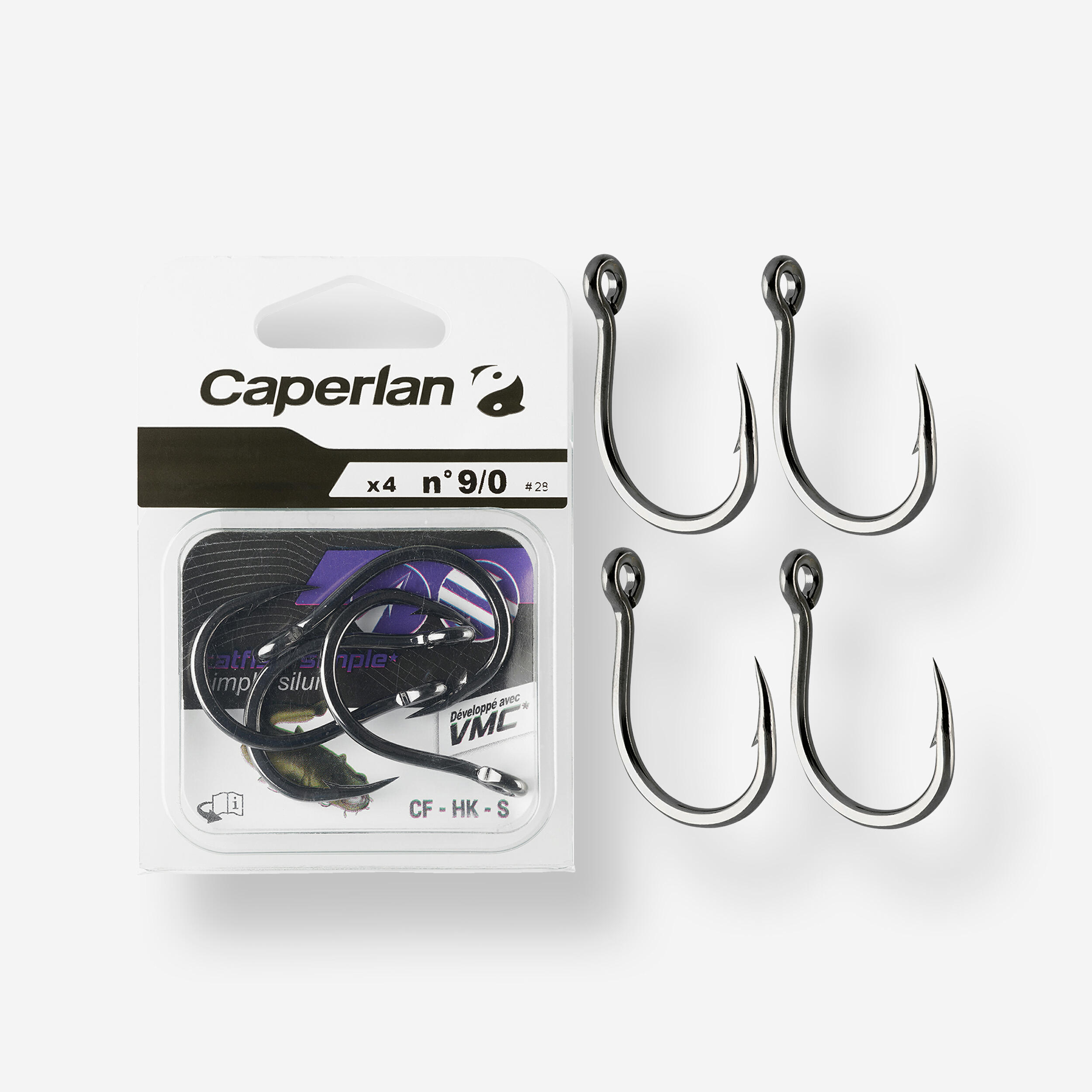 SINGLE CATFISH HOOK CF HK S 9/0 1/4