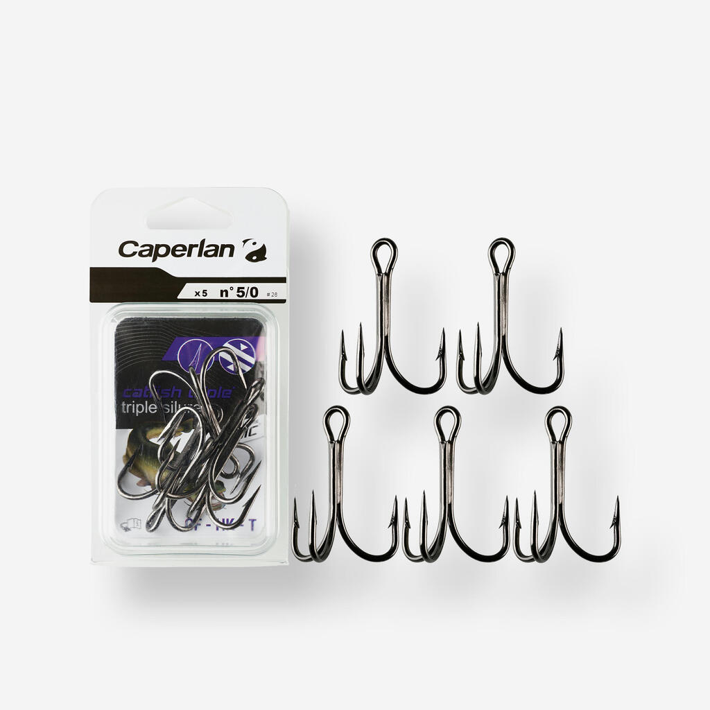 CF HK T N°3 TREBLE CATFISH FISHING HOOK